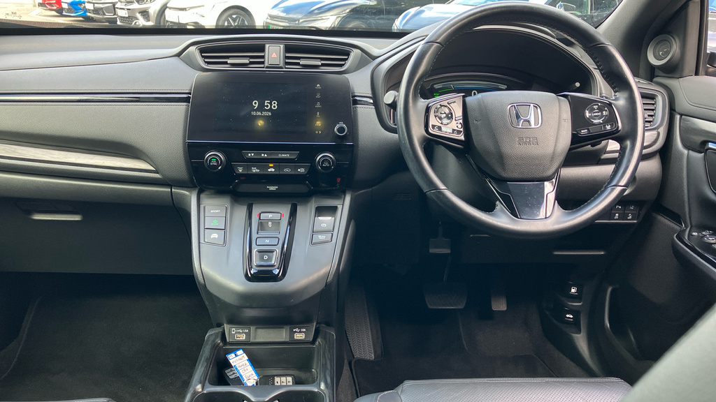Honda Cr-V 2.0 H I-mmd Sport Line Ecvt Euro 6 Ss Black #4