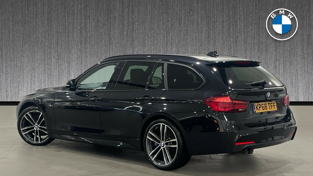 BMW 3 Series 2.0 320D M Sport Shadow Edition Touring Euro Black #2