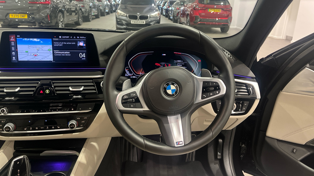 BMW 5 Series 3.0 530D M Sport Euro 6 Ss Black #5