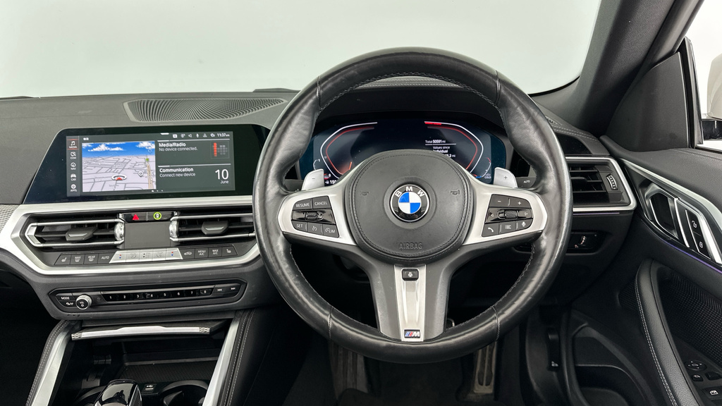 BMW 4 Series 2.0 420D Mht M Sport Euro 6 Ss White #5