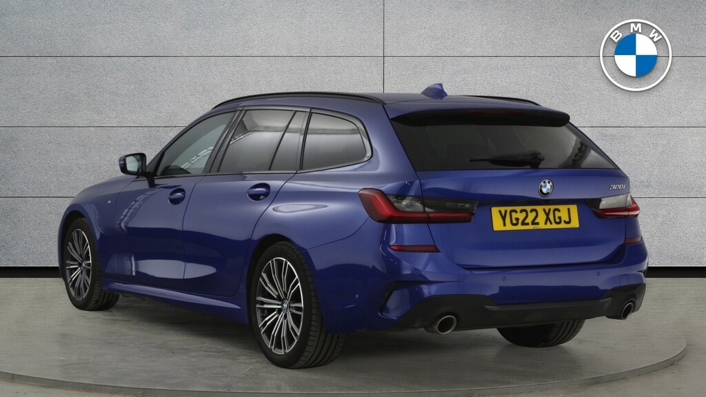 BMW 3 Series 2.0 320I M Sport Touring Euro 6 Ss Blue #2