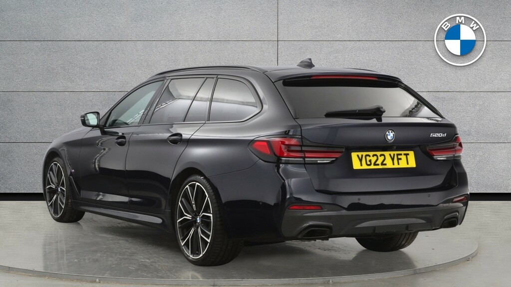 BMW 5 Series 520D Mht M Sport Step Pro Pack Black #2