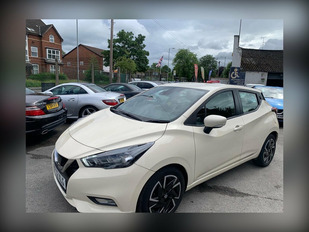 Nissan Micra 1.0 Ig-t Acenta Hatchback Euro 6 YF72XLG White #2