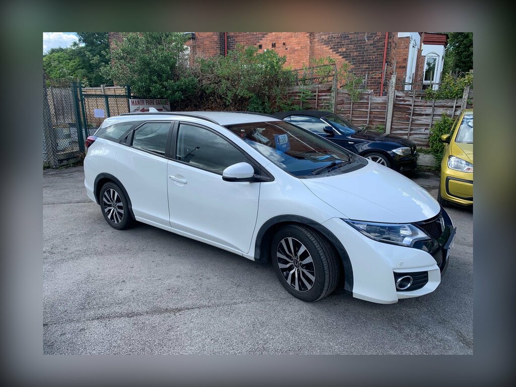Honda Civic 1.6 I-dtec Se Plus Tourer Ss 120 Ps YC67UFM White