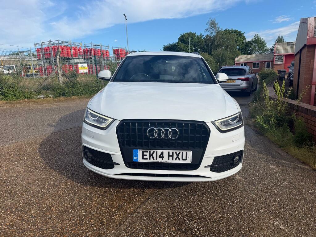 Audi Q3 2.0 Tdi S Line Plus S Tronic Quattro Euro 5 Ss EK14HXU White #2