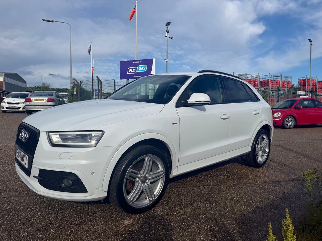 Audi Q3 2.0 Tdi S Line Plus S Tronic Quattro Euro 5 Ss EK14HXU White #3