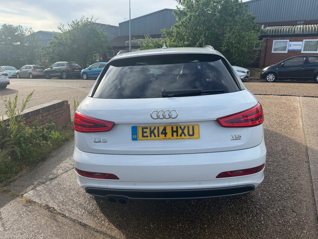 Audi Q3 2.0 Tdi S Line Plus S Tronic Quattro Euro 5 Ss EK14HXU White #5