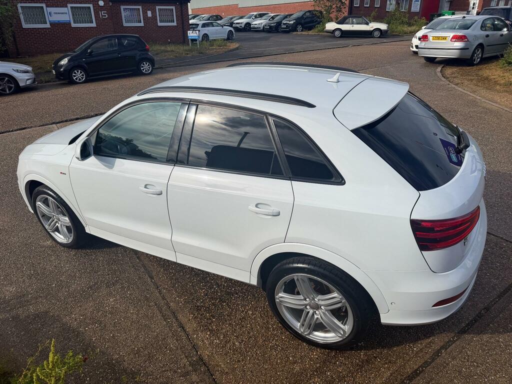 Audi Q3 2.0 Tdi S Line Plus S Tronic Quattro Euro 5 Ss EK14HXU White #4