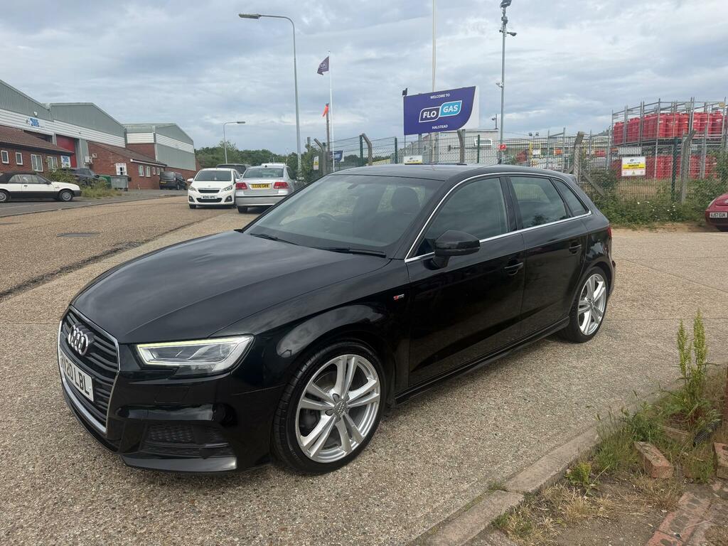 Audi A3 1.5 Tfsi Cod 35 S Line Sportback Euro 6 Ss RV20LBL Black #3