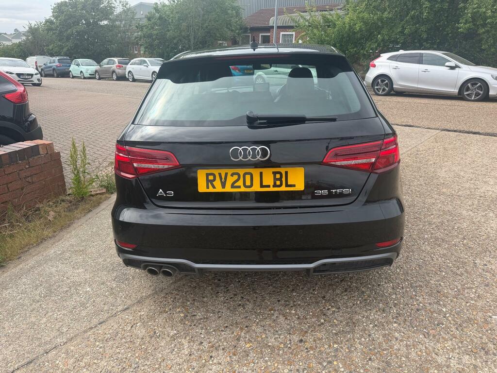 Audi A3 1.5 Tfsi Cod 35 S Line Sportback Euro 6 Ss RV20LBL Black #5