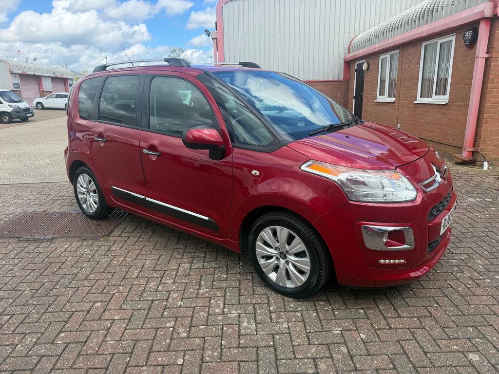 Citroen C3 Picasso 1.2 Puretech Exclusive Euro 6 Red