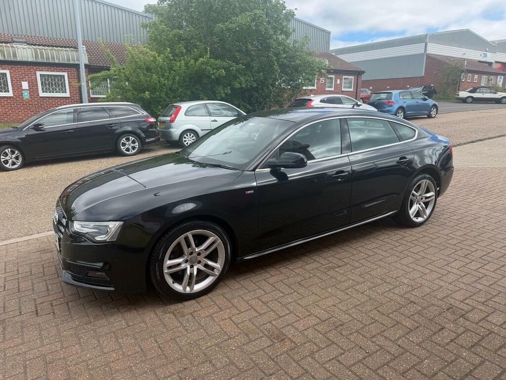 Audi A5 S Line Black #3