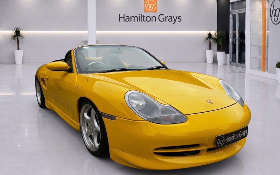 Porsche Boxster Petrol Yellow