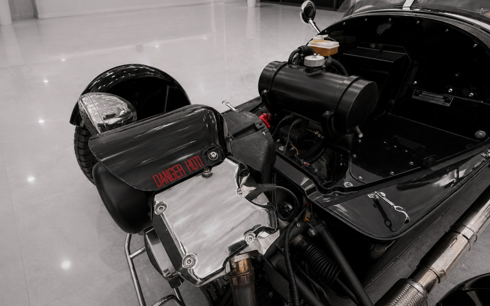 Morgan 3 Wheeler Wheeler Convertible Blue #12