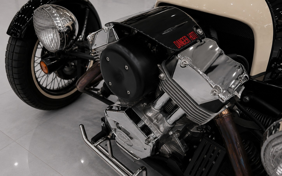 Morgan 3 Wheeler Wheeler Convertible Blue #9