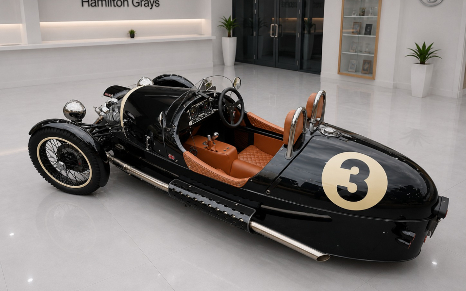 Morgan 3 Wheeler Wheeler Convertible Blue #7