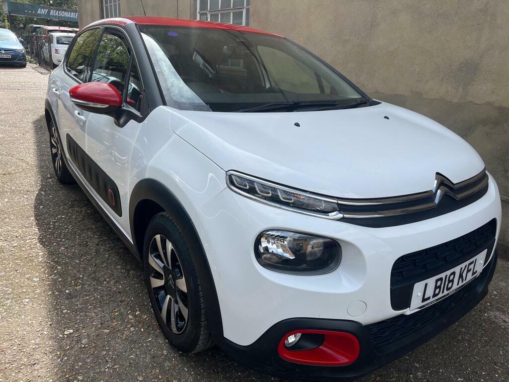 Citroen C3 1.2 Puretech Flair Euro 6 White #2