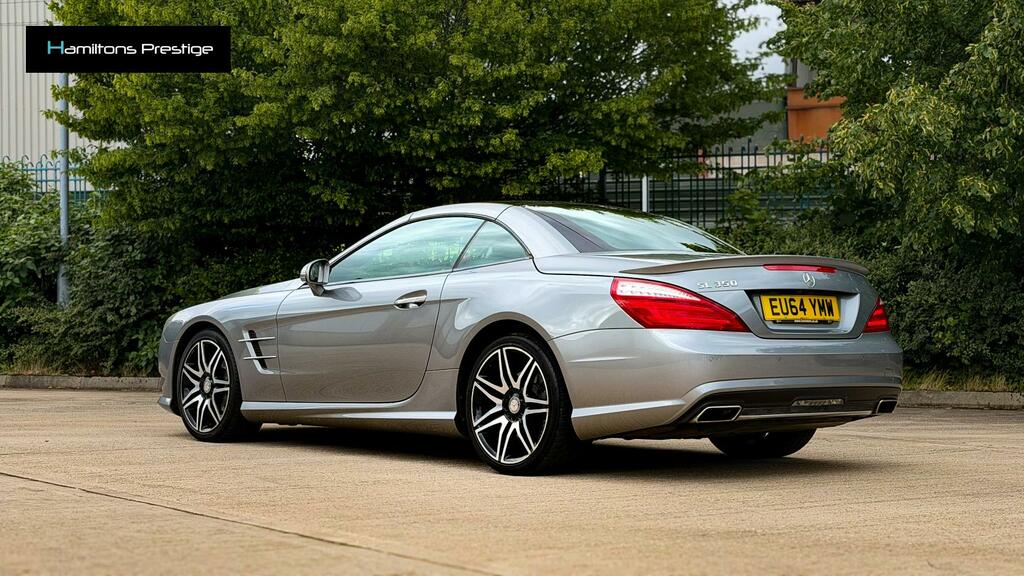 Mercedes-Benz SL Class 3.5 Sl350 Amg Sport Convertible G-troni KY66PNN Silver #5