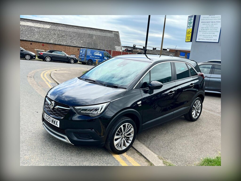 Vauxhall Crossland X 1.2 Turbo Griffin Suv Euro 6 S LO20WWX Black #2