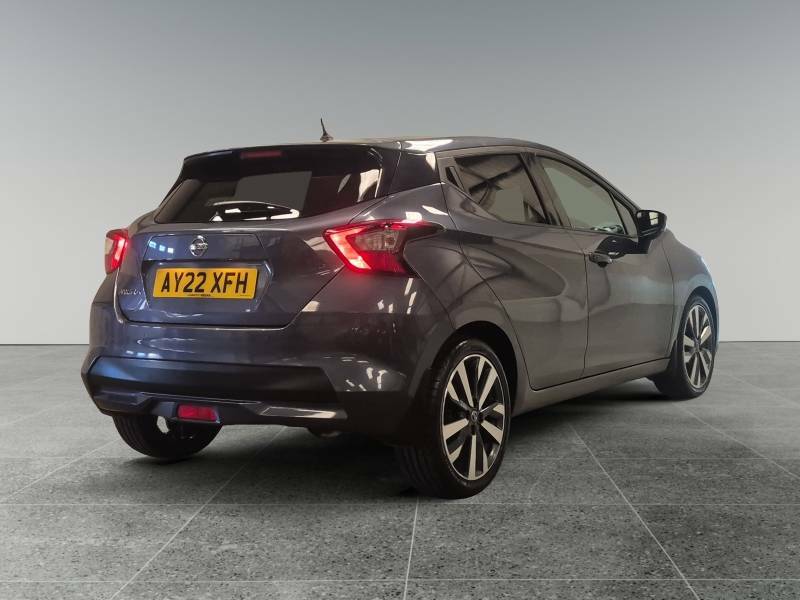 Nissan Micra 1.0 Ig-t 92 Tekna Cvt - 2022 22 AY22XFH Grey #3