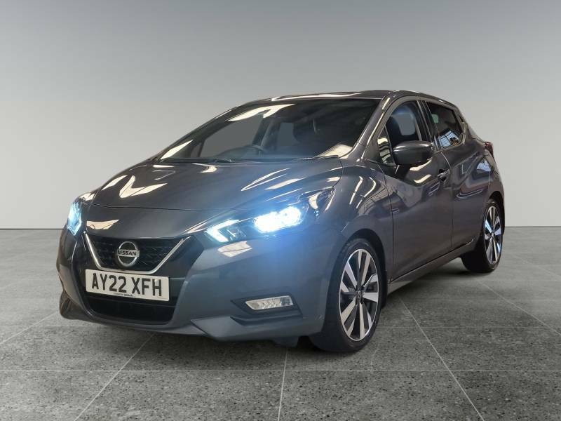 Nissan Micra 1.0 Ig-t 92 Tekna Cvt - 2022 22 AY22XFH Grey #2