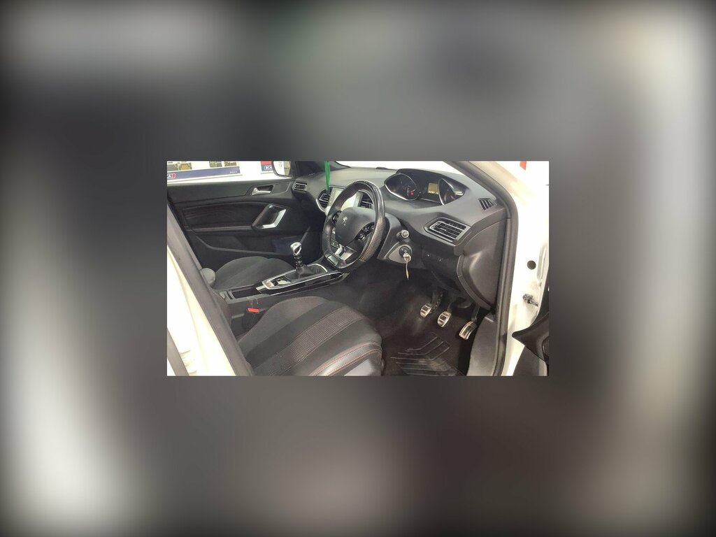 Peugeot 308 1.6 Bluehdi Gt Line Euro 6 Ss White #5