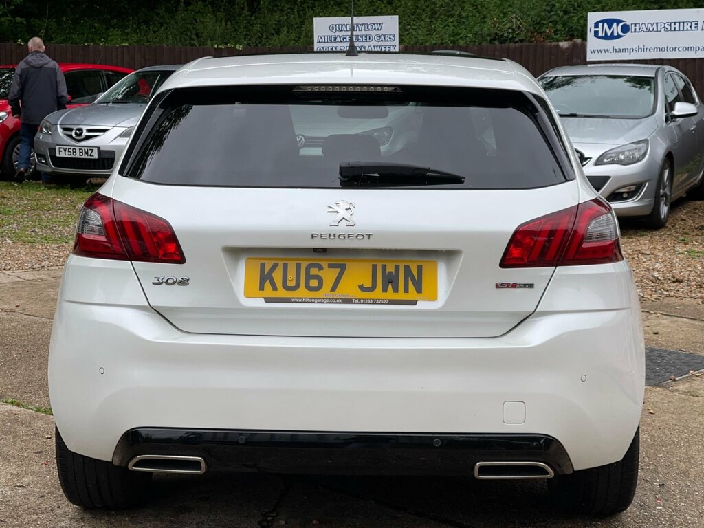 Peugeot 308 1.6 Bluehdi Gt Line Euro 6 Ss White #5