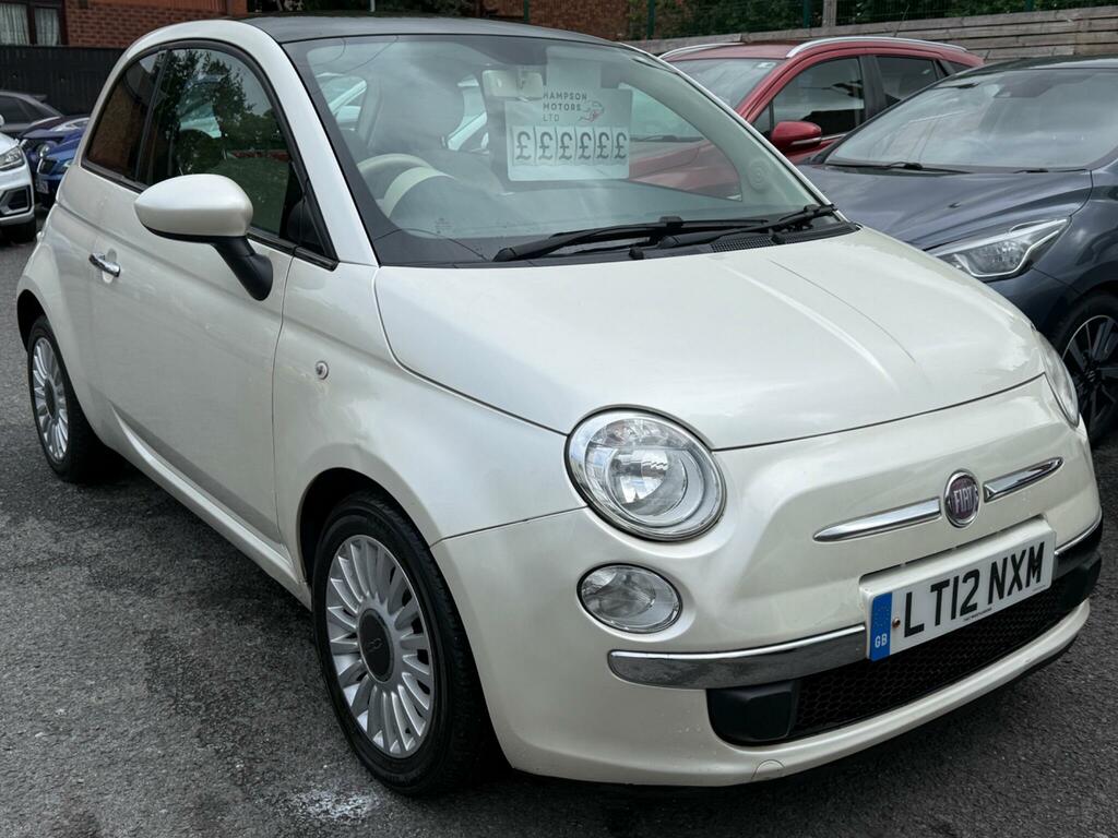Fiat 500 0.9 Twinair Lounge Dualogic Euro 5 Ss White