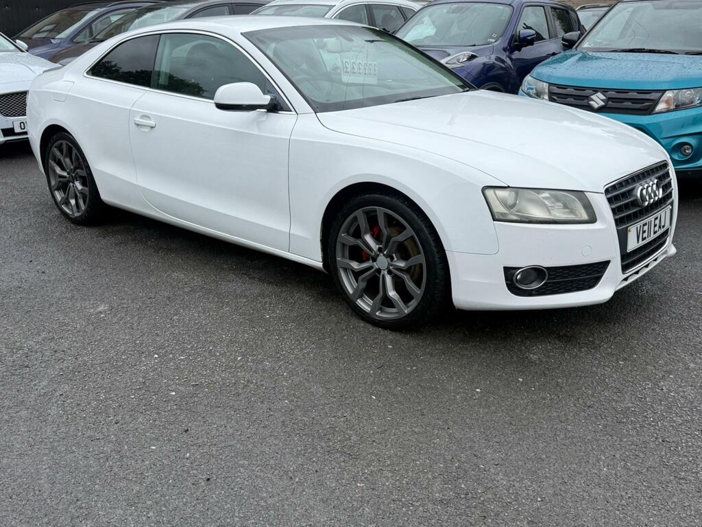 Audi A5 2.0 Tdi Euro 5 Ss White #5