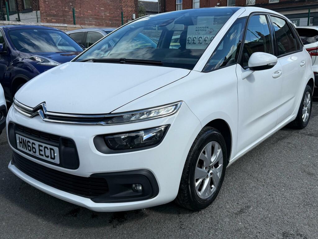 Citroen C4 Picasso 1.6 Bluehdi Touch Edition Eat6 Euro 6 Ss White #2