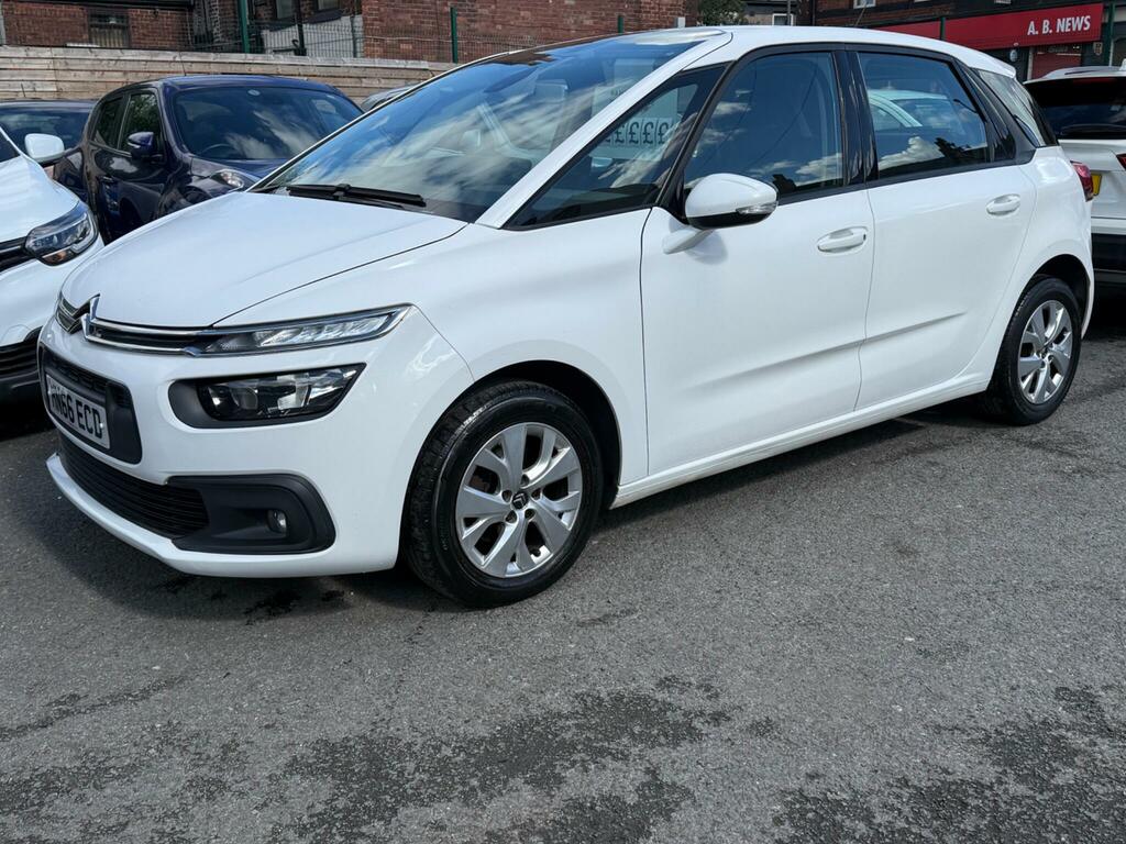 Citroen C4 Picasso 1.6 Bluehdi Touch Edition Eat6 Euro 6 Ss White #6