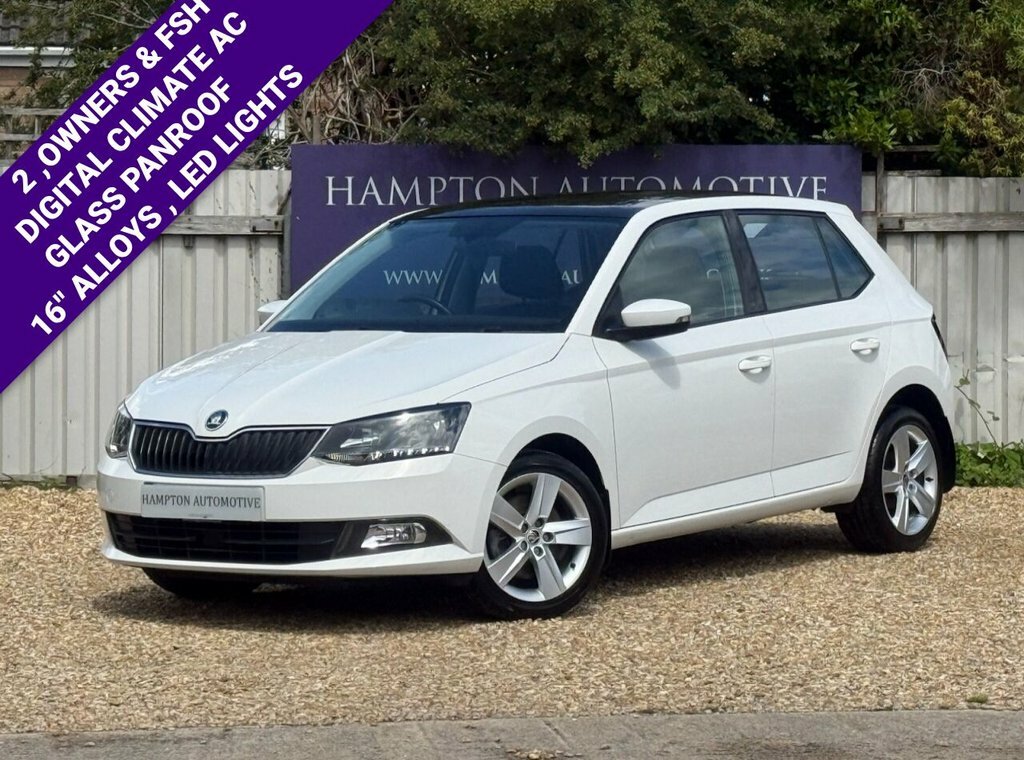 Skoda Fabia 1.2L Se L White