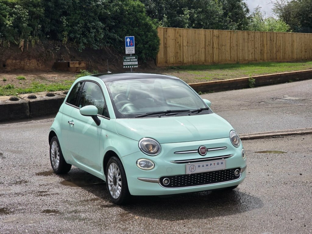 Fiat 500 Hatchback CA67VEM Green #2