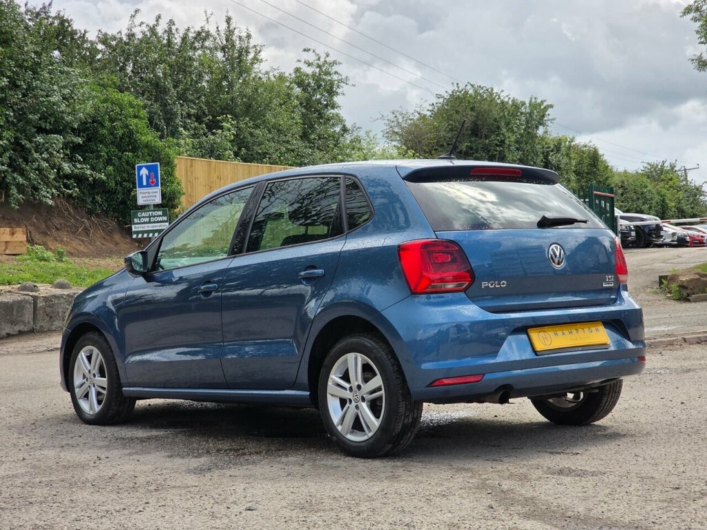 Volkswagen Polo Hatchback NU66ERJ Blue #6