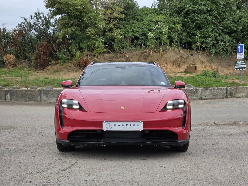 Porsche Taycan Estate Red #3
