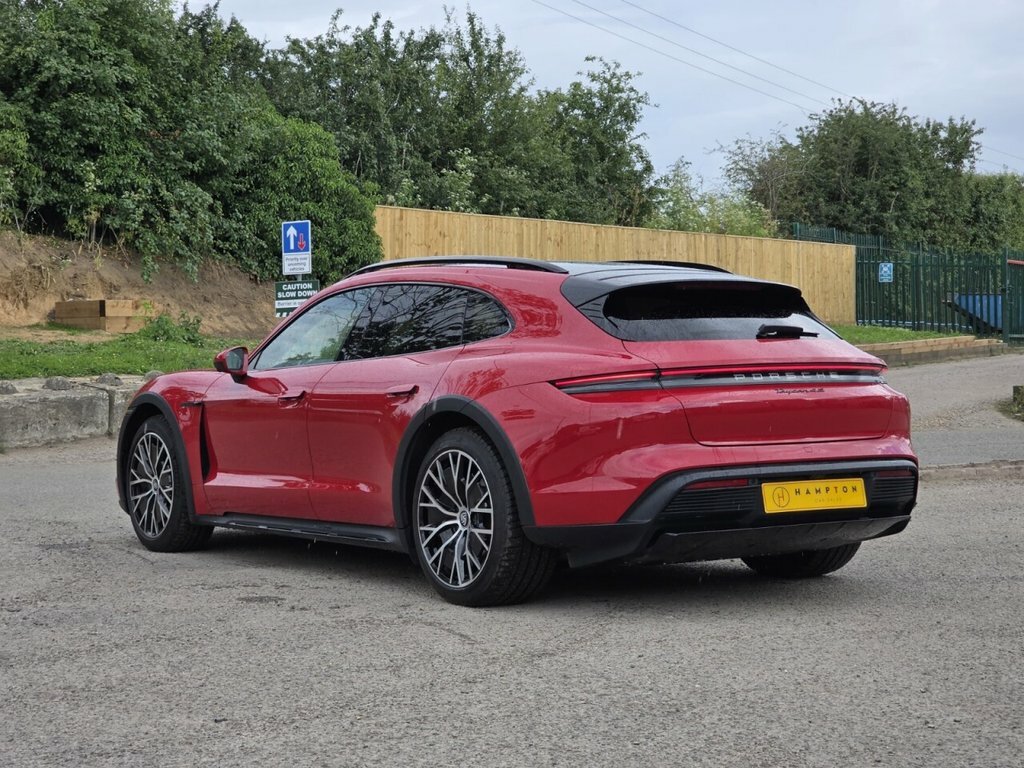 Porsche Taycan Estate Red #5