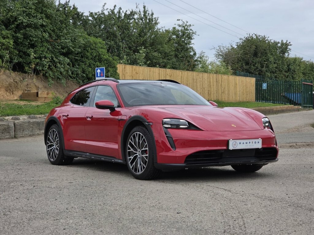 Porsche Taycan Estate Red #2