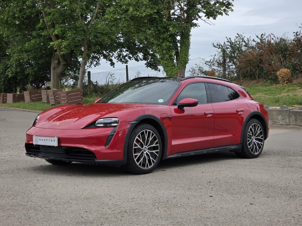 Porsche Taycan Estate Red #4