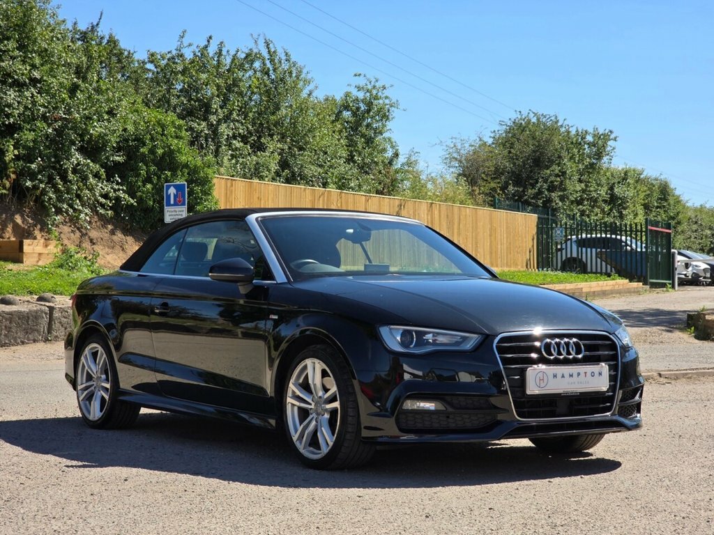 Audi A3 Cabriolet Convertible Black #5
