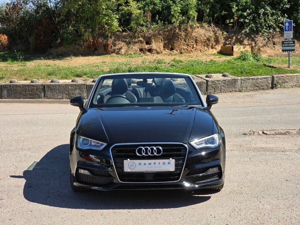 Audi A3 Cabriolet Convertible Black #3