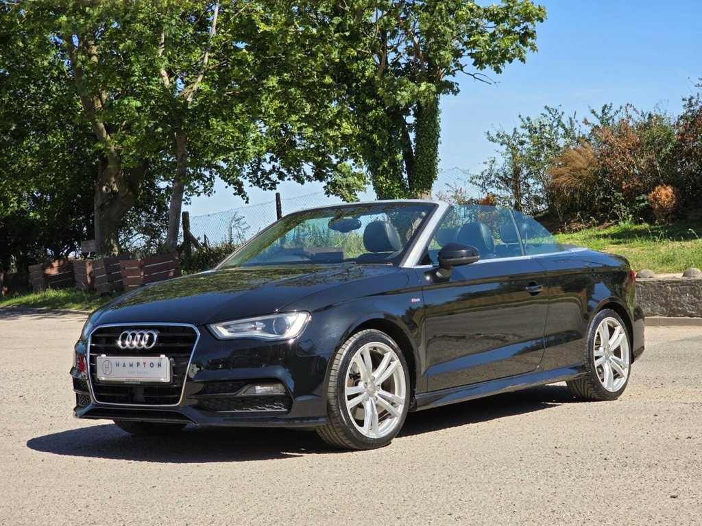 Audi A3 Cabriolet Convertible Black #4