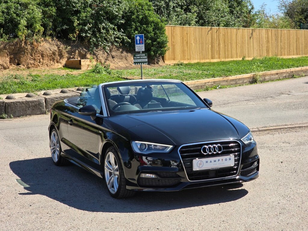 Audi A3 Cabriolet Convertible Black #2