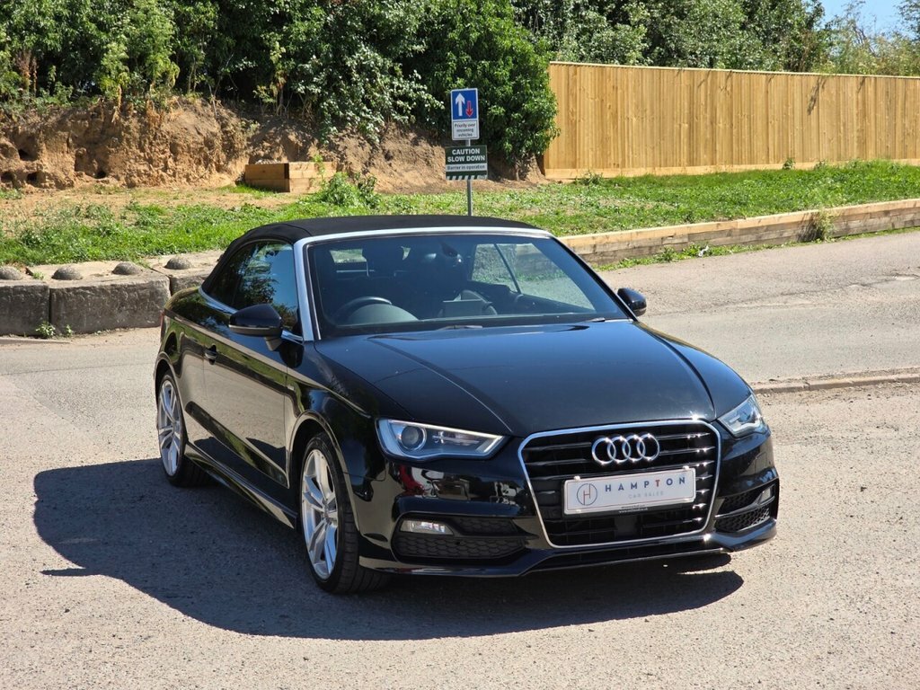 Audi A3 Cabriolet Convertible Black #6