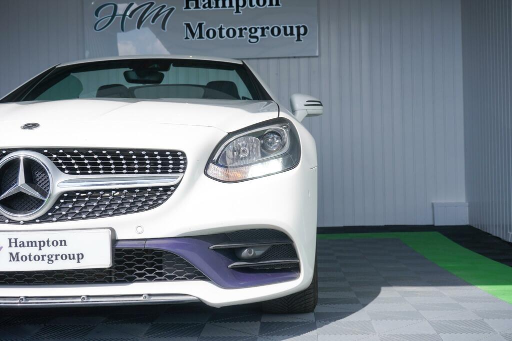 Mercedes-Benz SLC 2.0 Slc200 Amg Line G-tronic Euro 6 Ss White #3