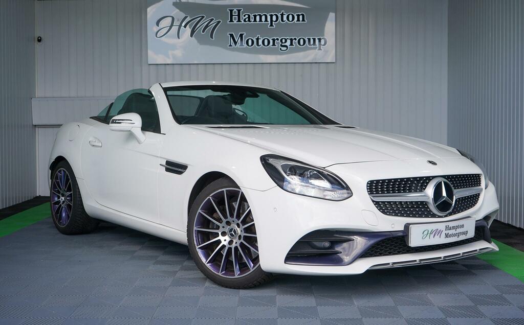 Mercedes-Benz SLC 2.0 Slc200 Amg Line G-tronic Euro 6 Ss White