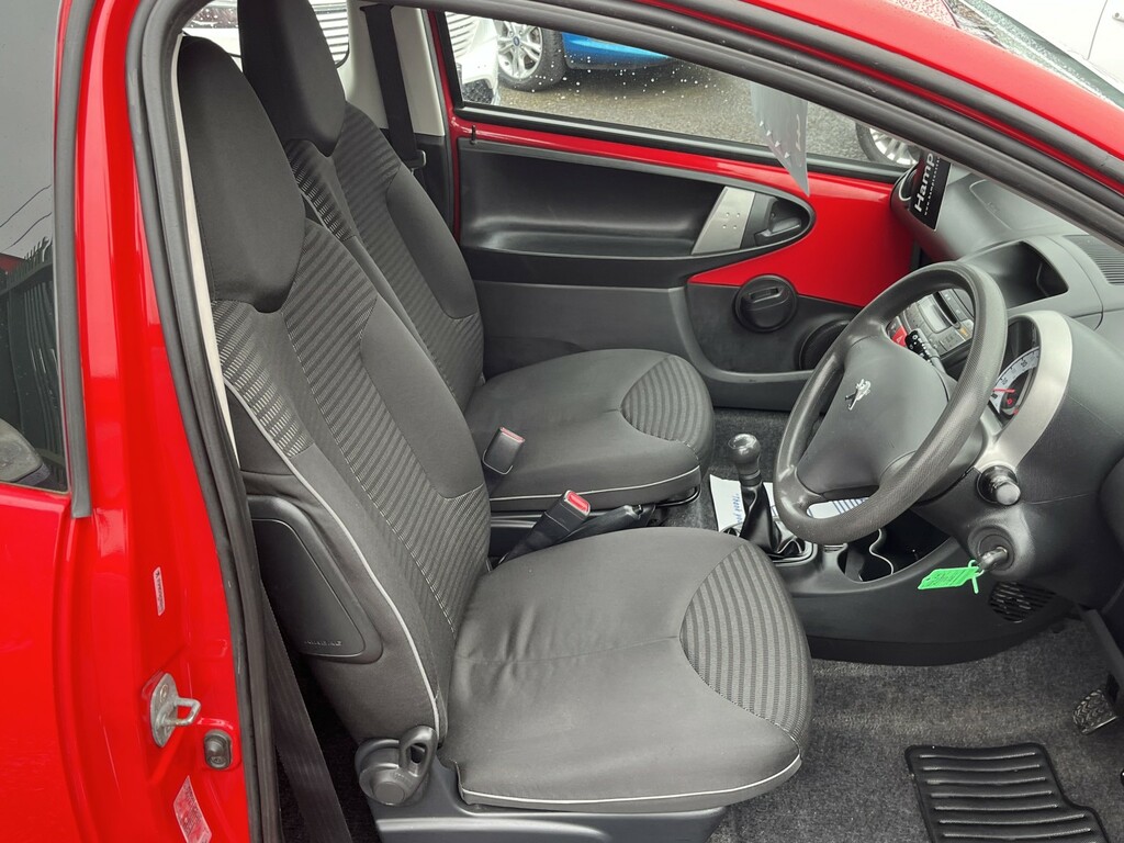 Peugeot 107 1.0 12V Active YE62XXO Red #6