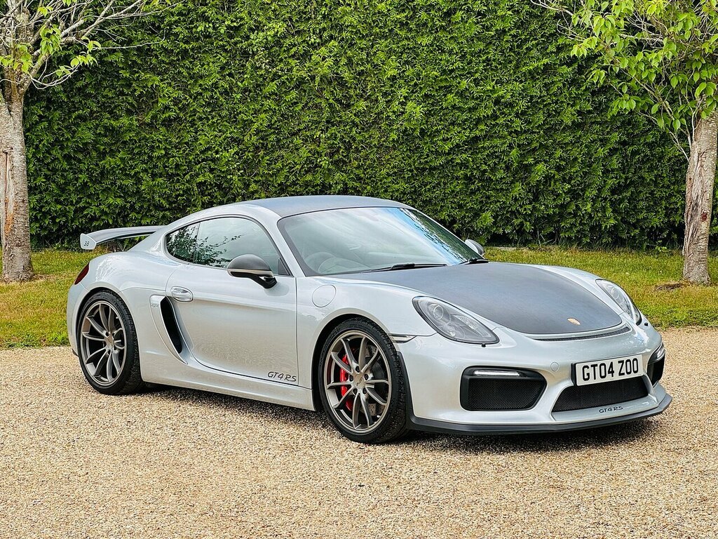 Porsche Cayman 3.8 981 Gt4 Coupe Euro 6 385 Ps Silver