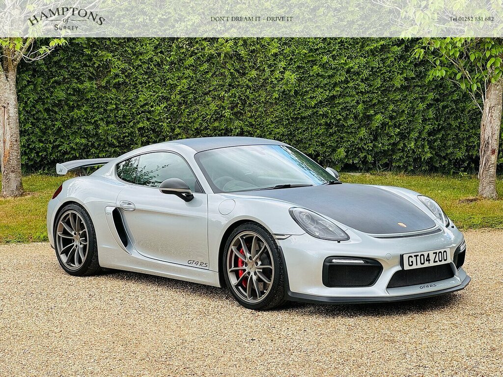 Porsche Cayman 3.8 981 Gt4 Coupe Euro 6 385 Ps Silver