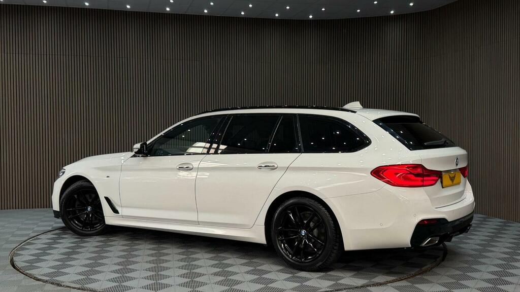 BMW 5 Series Estate 2.0 520D M Sport Touring Euro 6 Ss LB67LCP White #2