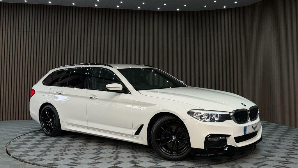 BMW 5 Series Estate 2.0 520D M Sport Touring Euro 6 Ss White